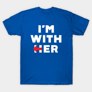 Lesbian Marriage - I'm With Her L T-Shirt